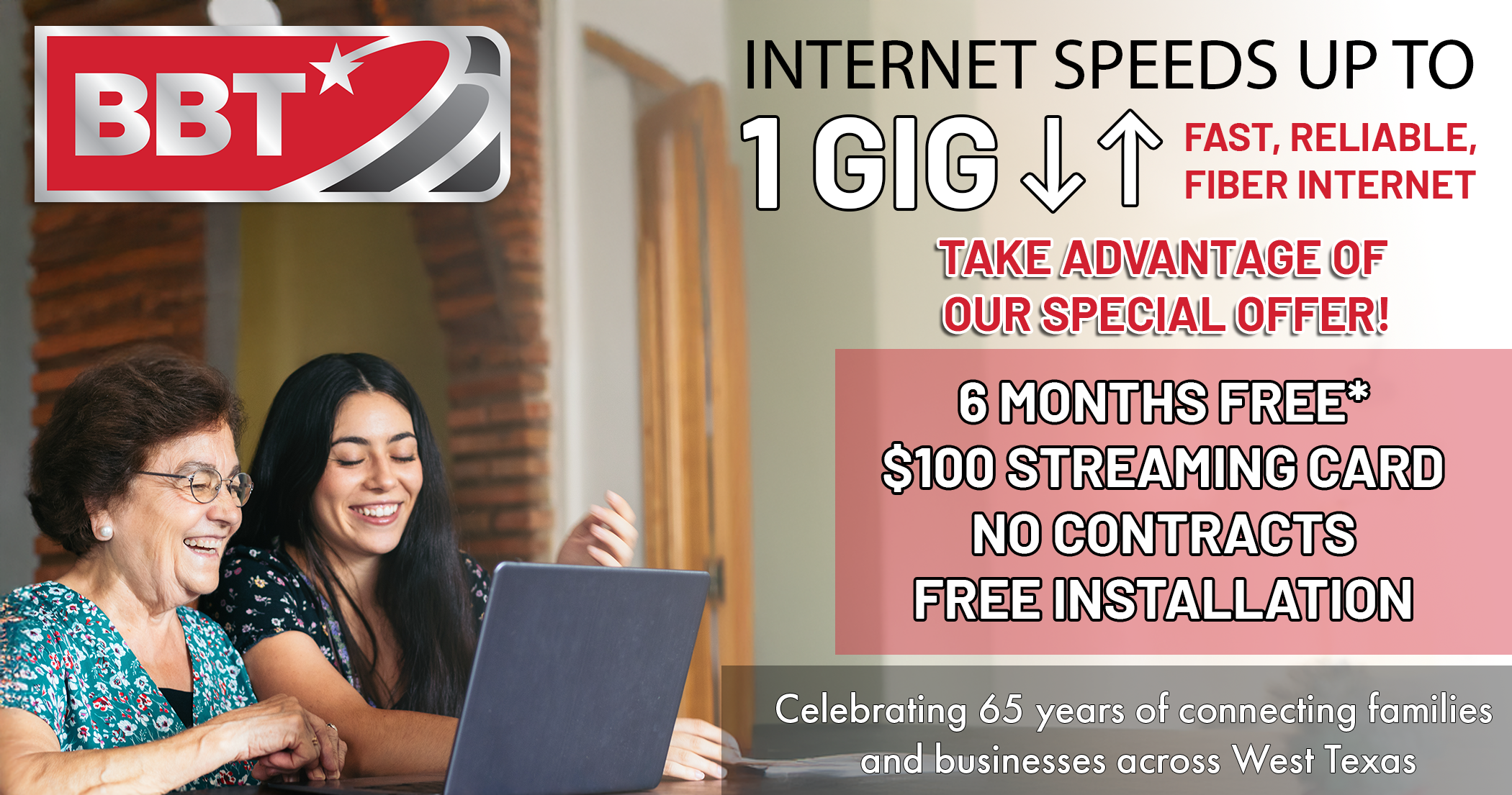 BBT 65th Anniversary 2025 marketing page